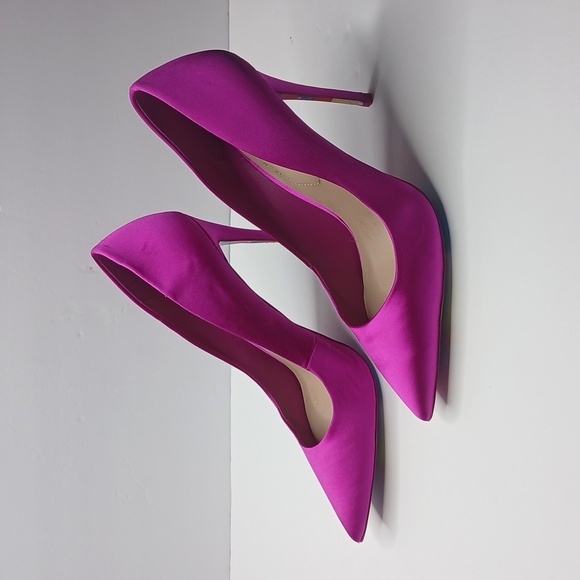 Aldo Shoes - Aldo Fuchsia Satin Stiletto pumps 4 Inch Heels